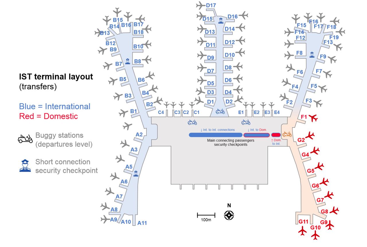 Navigating The New Istanbul Airport IST Terminals Gates Maps