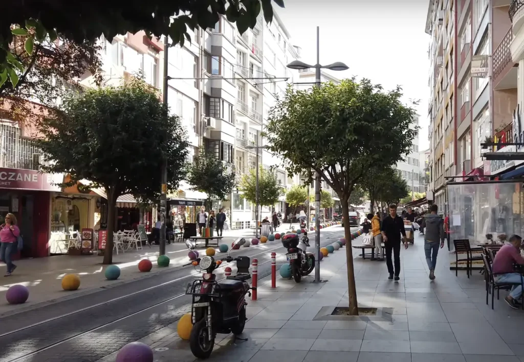 Bahariye Street, where the nostalgic tram goes, Moda.