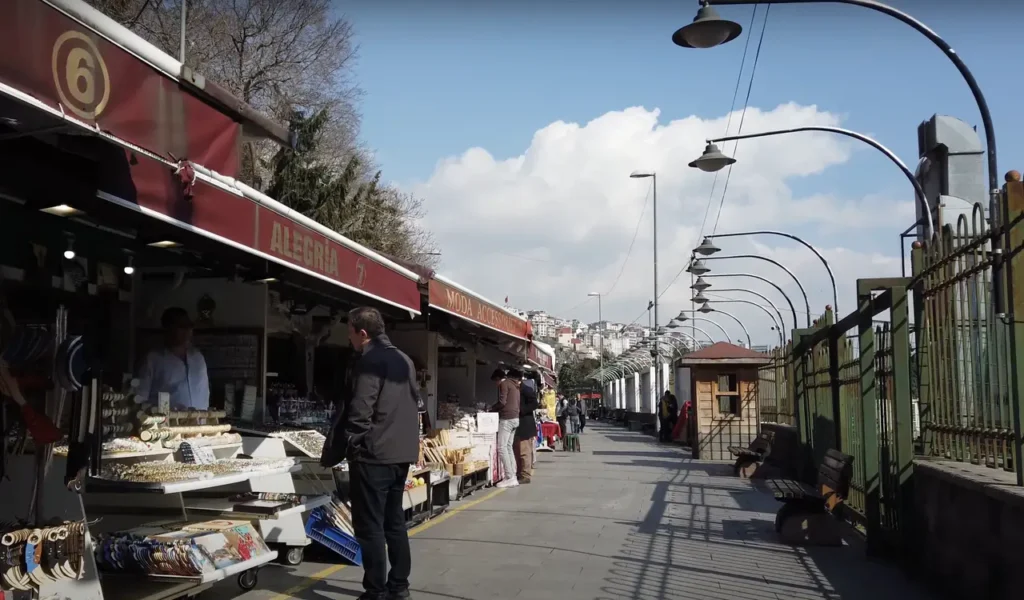 A view of Balaban Yolu Street in Istanbul, with traditional houses and a peaceful atmosphere.