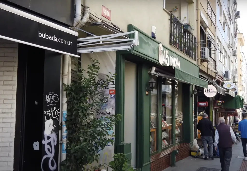Cozy coffee shops in the Moda neighborhood of Istanbul.
