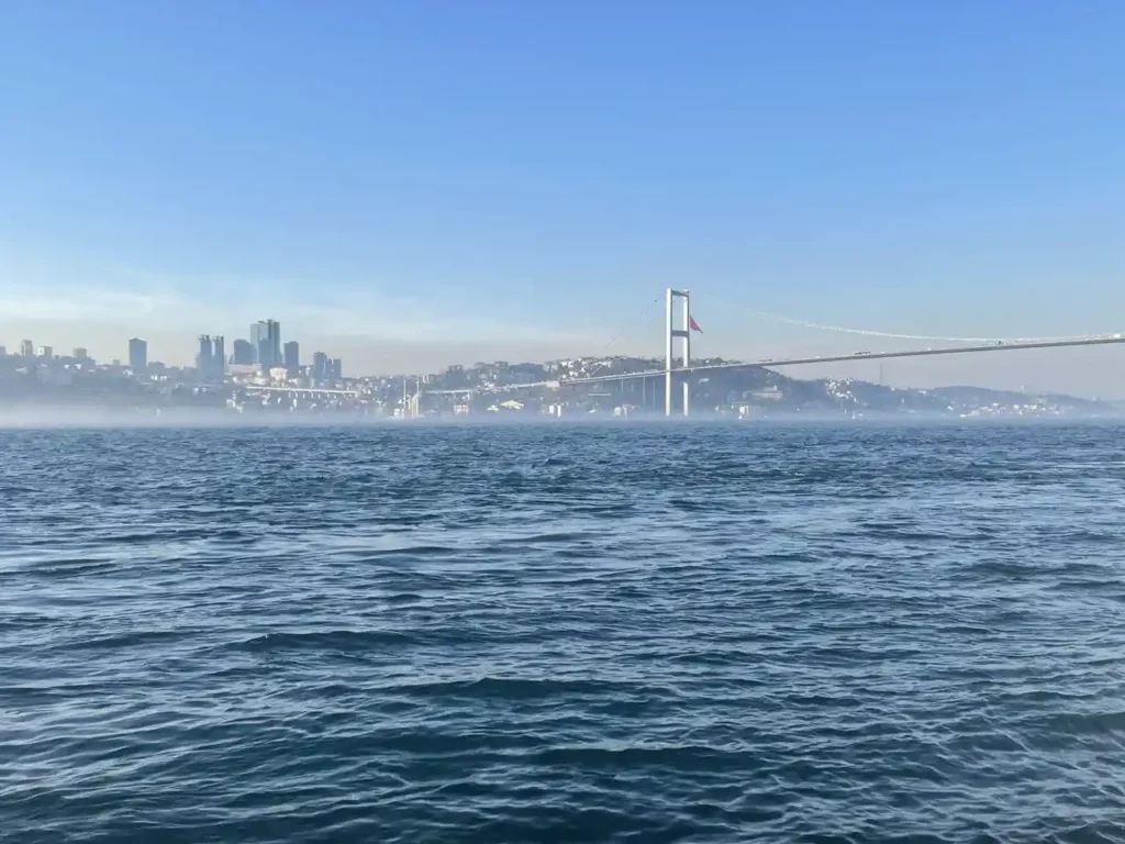 Springtime on the Bosphorus in Istanbul.