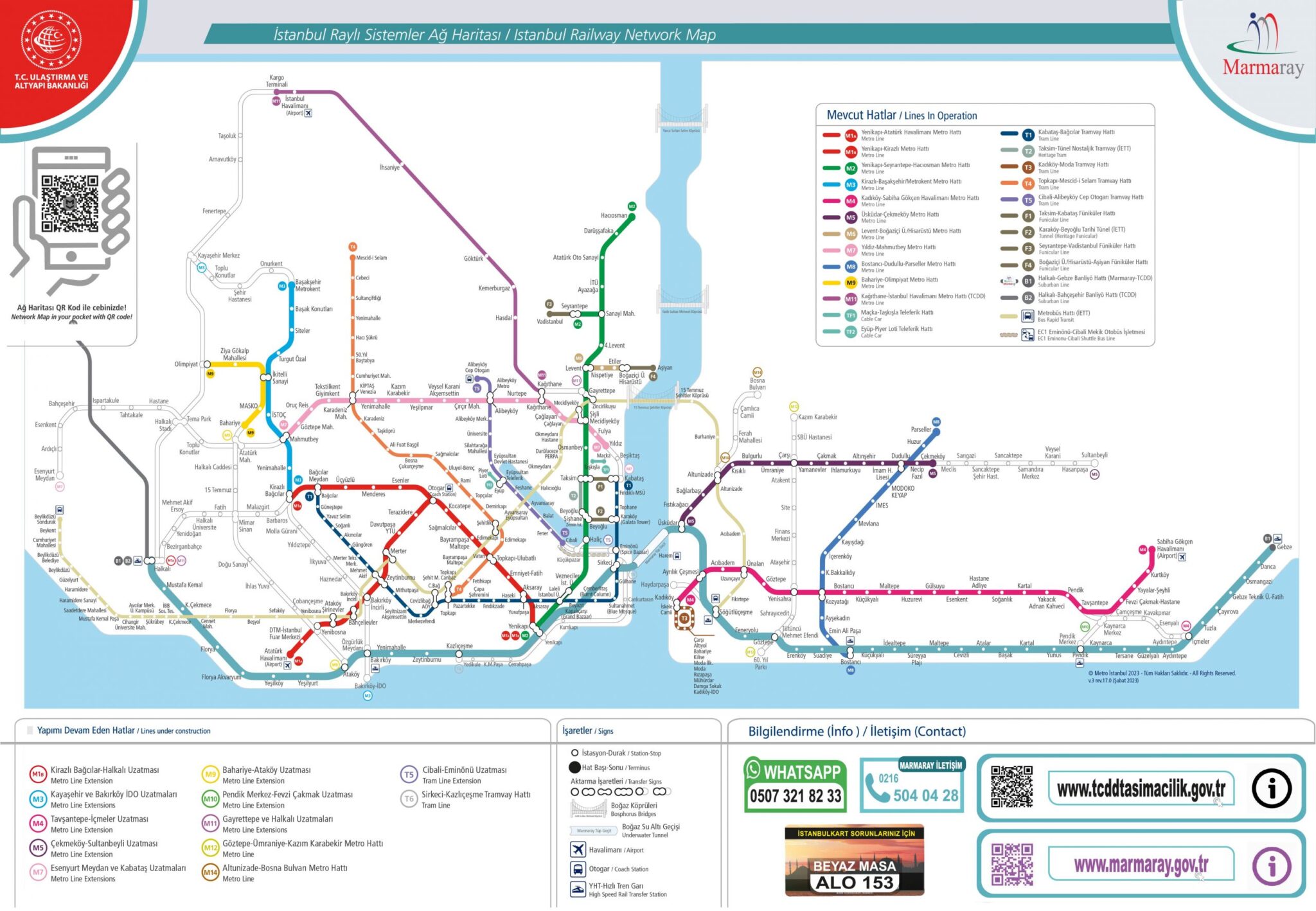 Istanbul Public Transport Maps: Metro, Bus, Marmaray, Airport, Tram ...