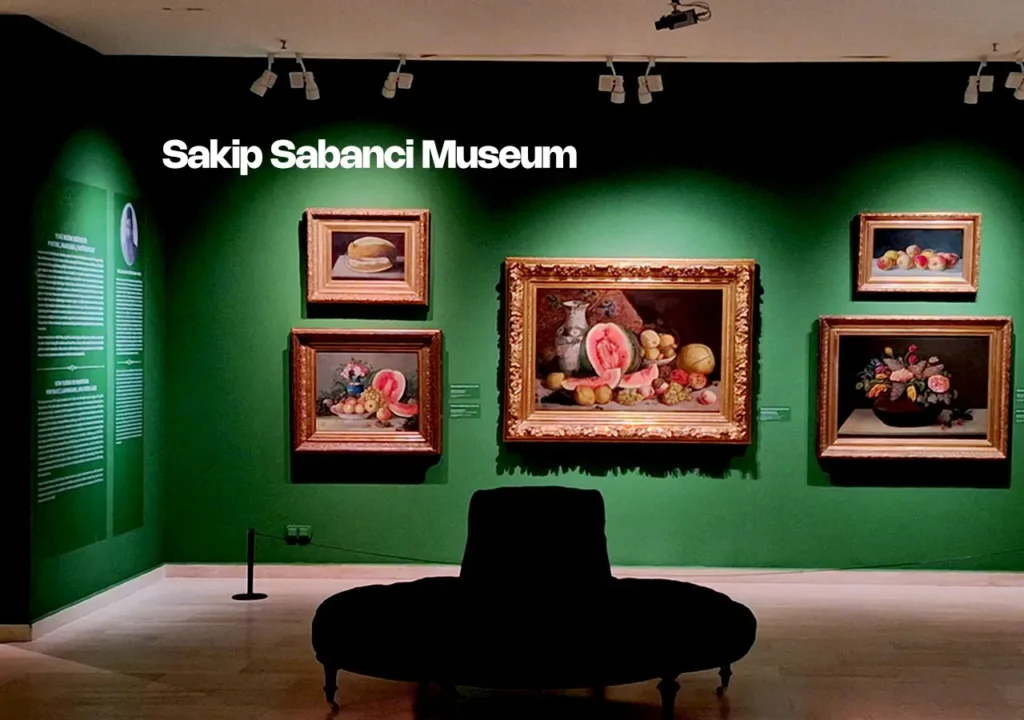 One of the halls of Sakıp Sabancı Museum, one of Istanbul’s premier art museums.