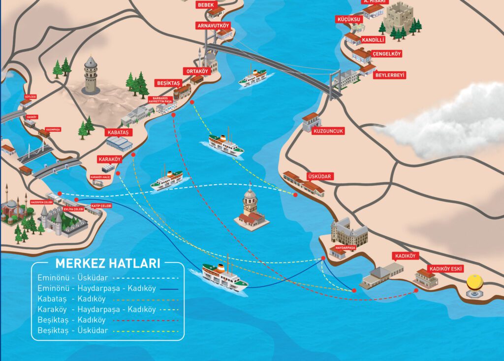 Istanbul Ferry Map 1024x733 