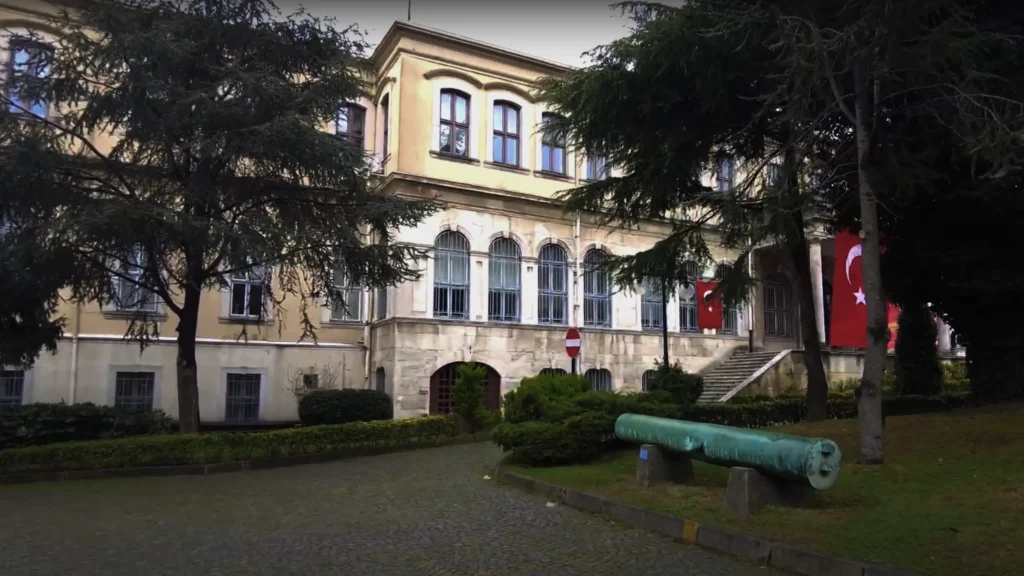 Exterior of the Istanbul Military Museum, with its grand architecture and military displays.