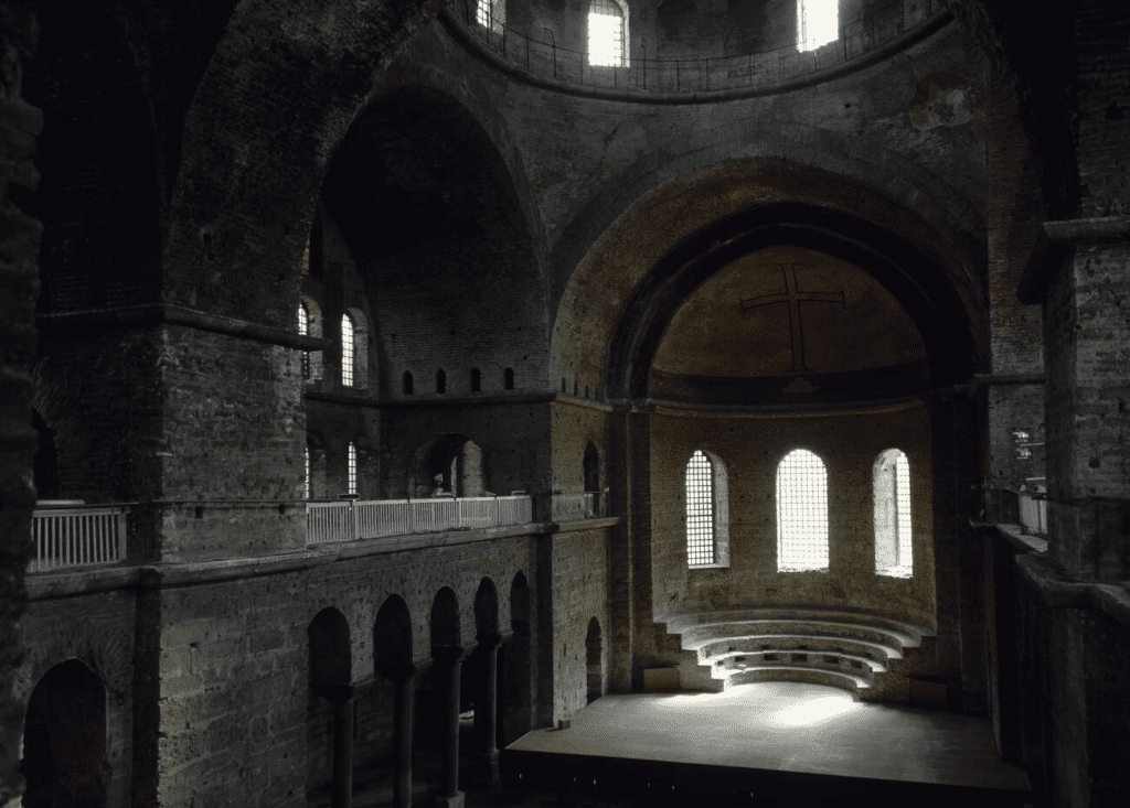 Turkey, Istanbul. Hagia Irene. Interior of the apse.