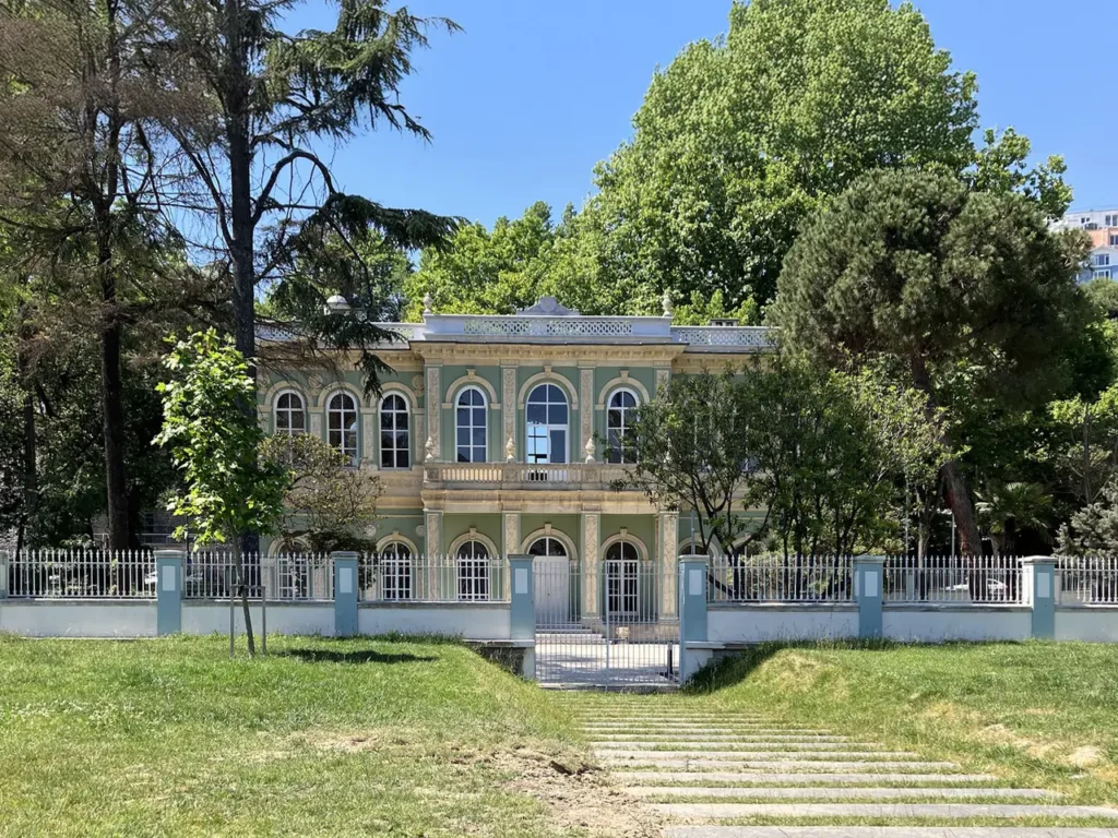 The Tophane Pavilion, a new attraction near Galataport, blending history with modern design.