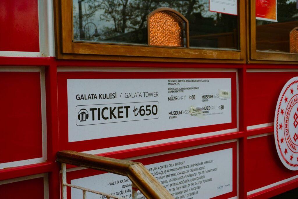 Galata Tower Ticket Prices