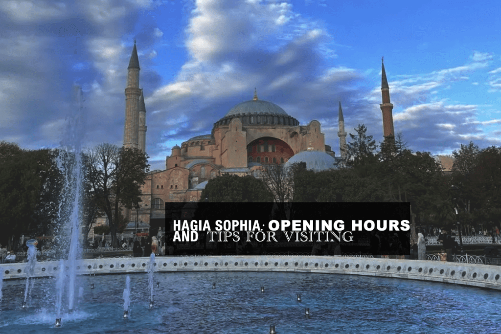 tourist istanbul hagia sophia