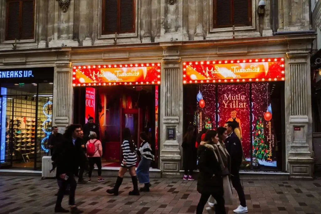 Madame Tussauds Museum located on Istiklal Street in Istanbul.