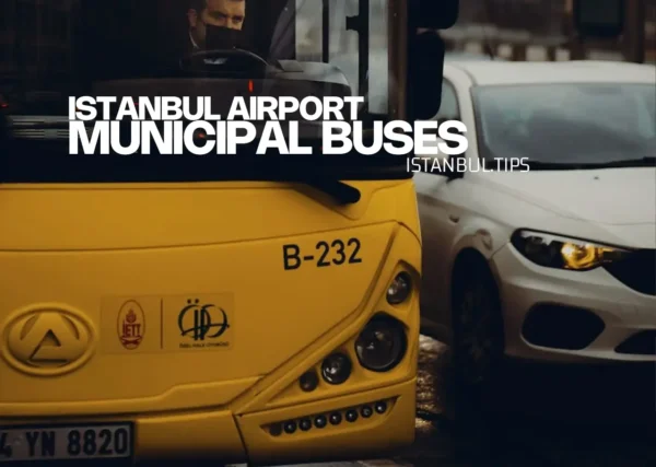 Cover image for a guide on IETT buses at Istanbul Airport.