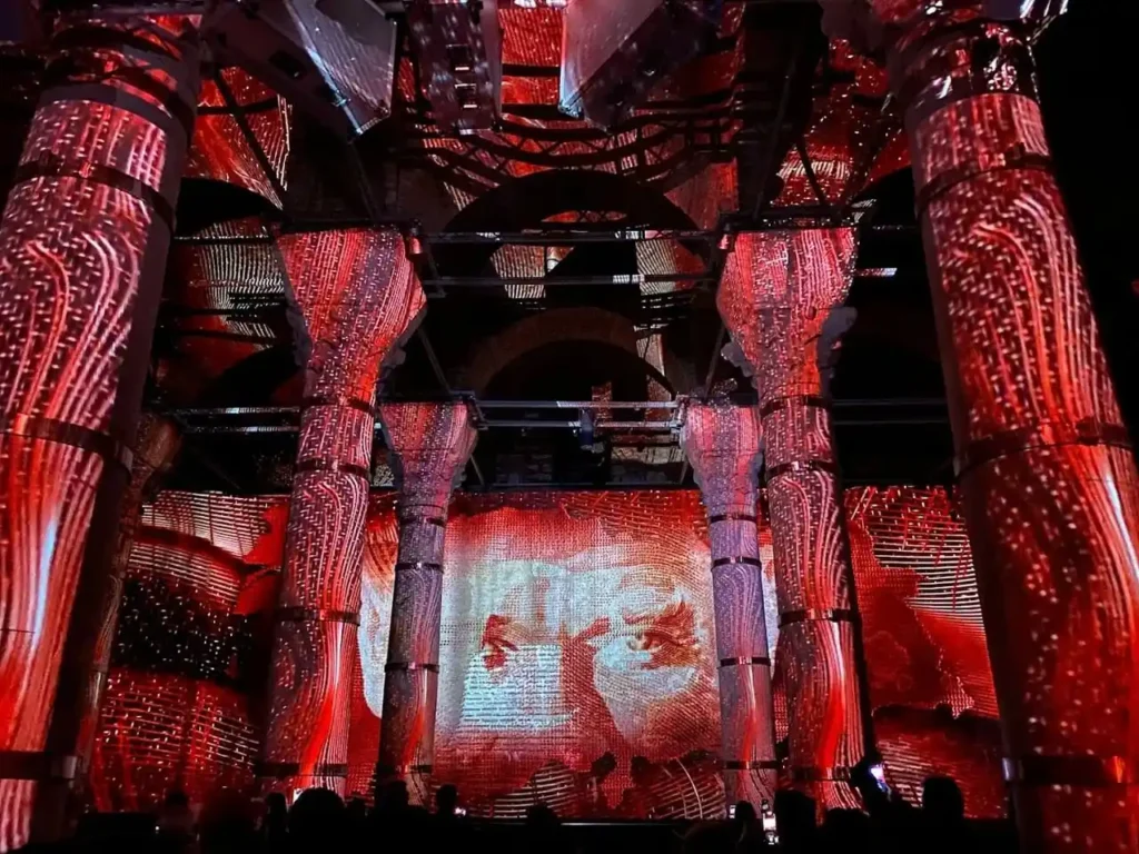 360 Show at Theodosius Cistern with immersive visual displays and historical projections.